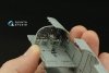 Quinta Studio QD48436 B-25J Mitchell Glass Nose 3D-Printed coloured Interior on decal paper (HK models) 1/48